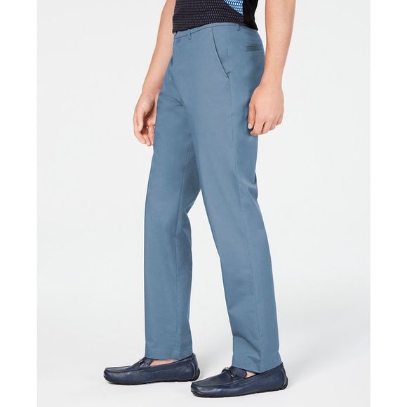 Alfani Men's AlfaTech Classic Fit Chino Pants Blue Size 38x30 - Picture 3 of 4